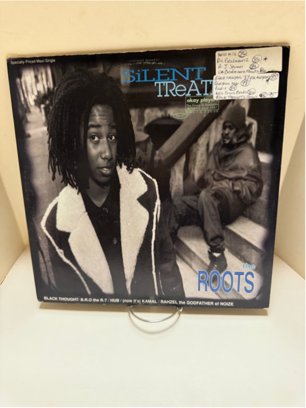 The Roots Silent Treatment Vinyl Record 1995 ( Maxi-Single) DGC12-22050